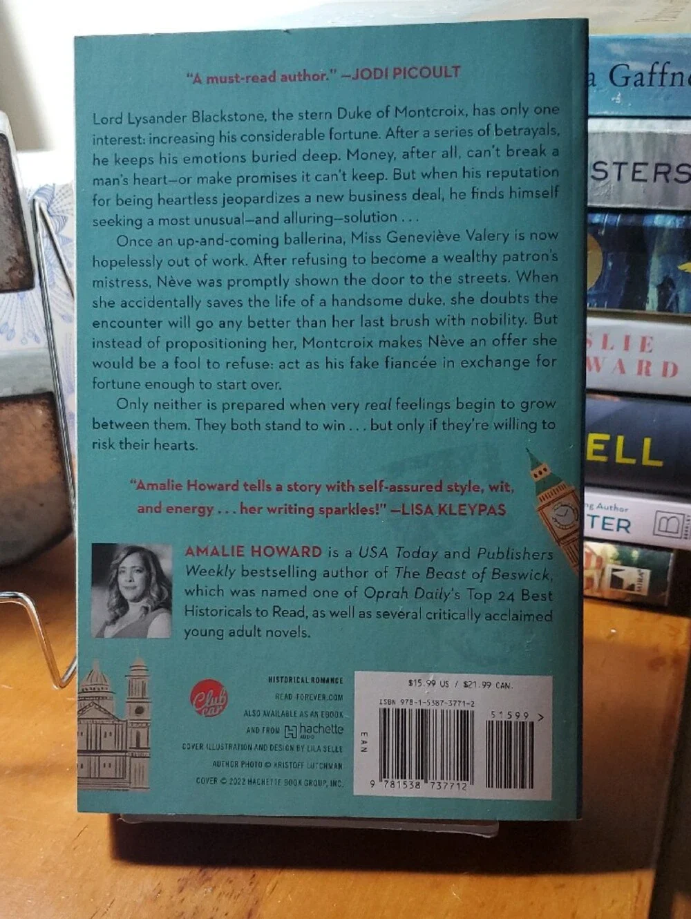 Always Be My Duchess by Amalie Howard - Teal & Red Hardcover